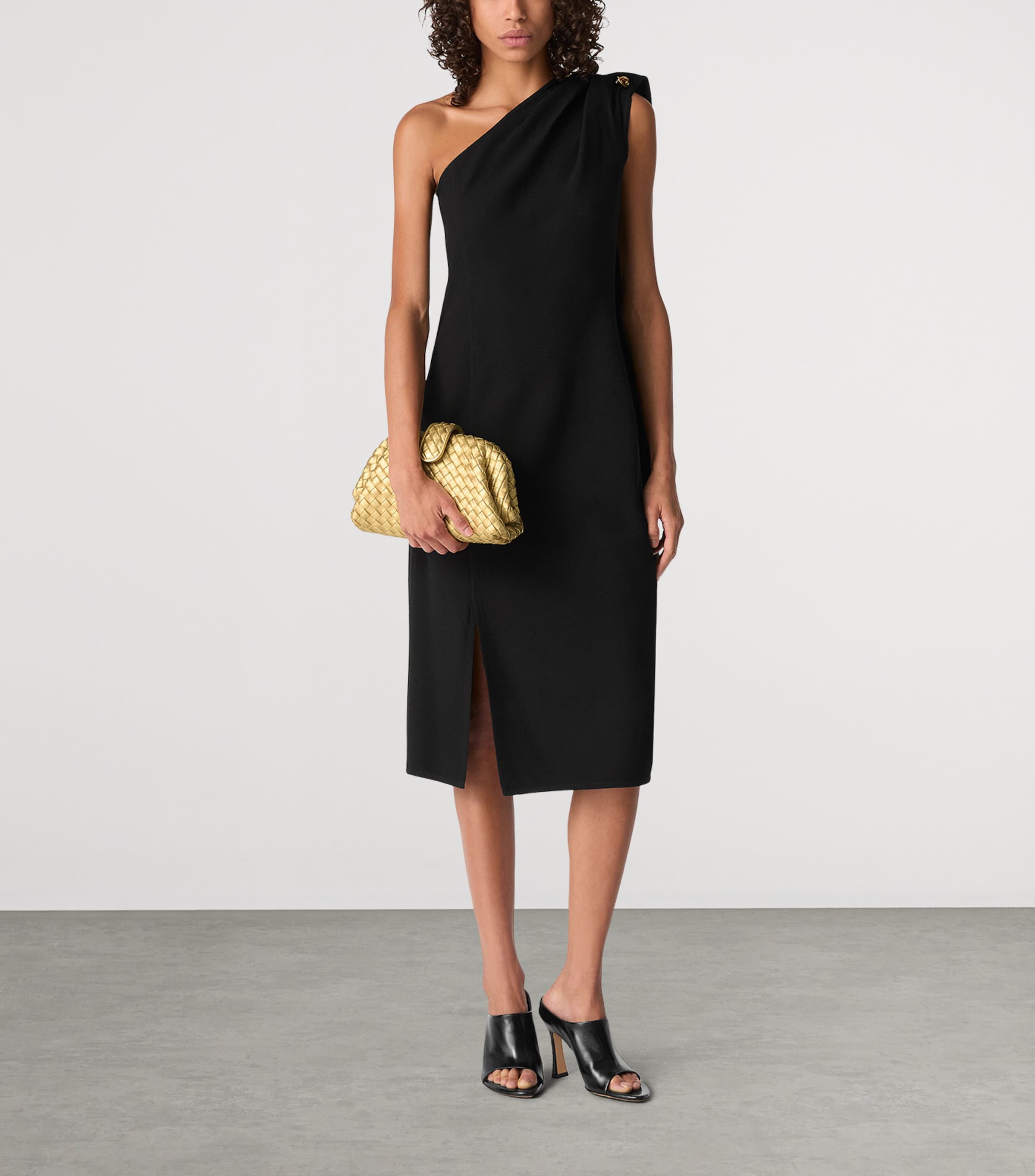 Bottega Veneta Small Leather Lauren 1980 clutch bag, imported from the UK
