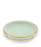 GINORI 1735 Colonna Diva Verde butter dish 10cm - British product