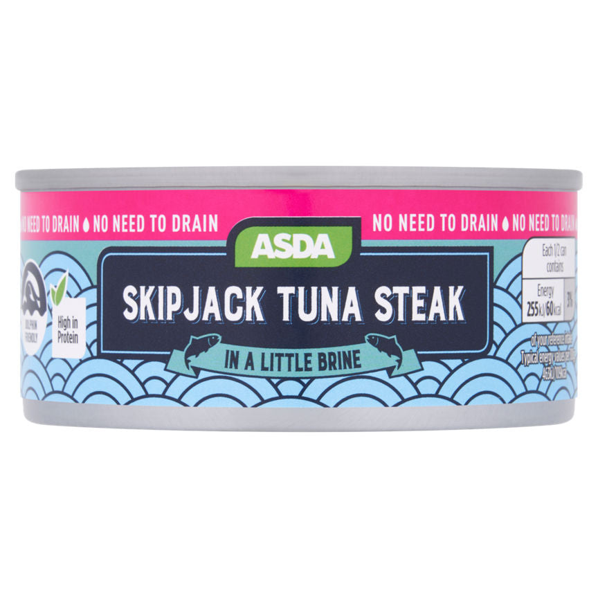 ASDA Skipjack Tuna Steaks in A Litte Brine