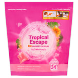 Sainsbury's Tropical Escape Bio Laundry Capsules 24x19g GOODS Sainsburys   