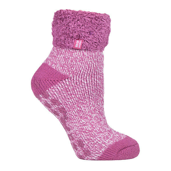 Heat Holders Womens Non Slip Thermal Bed Socks 4-8 UK GOODS Superdrug HHL16  