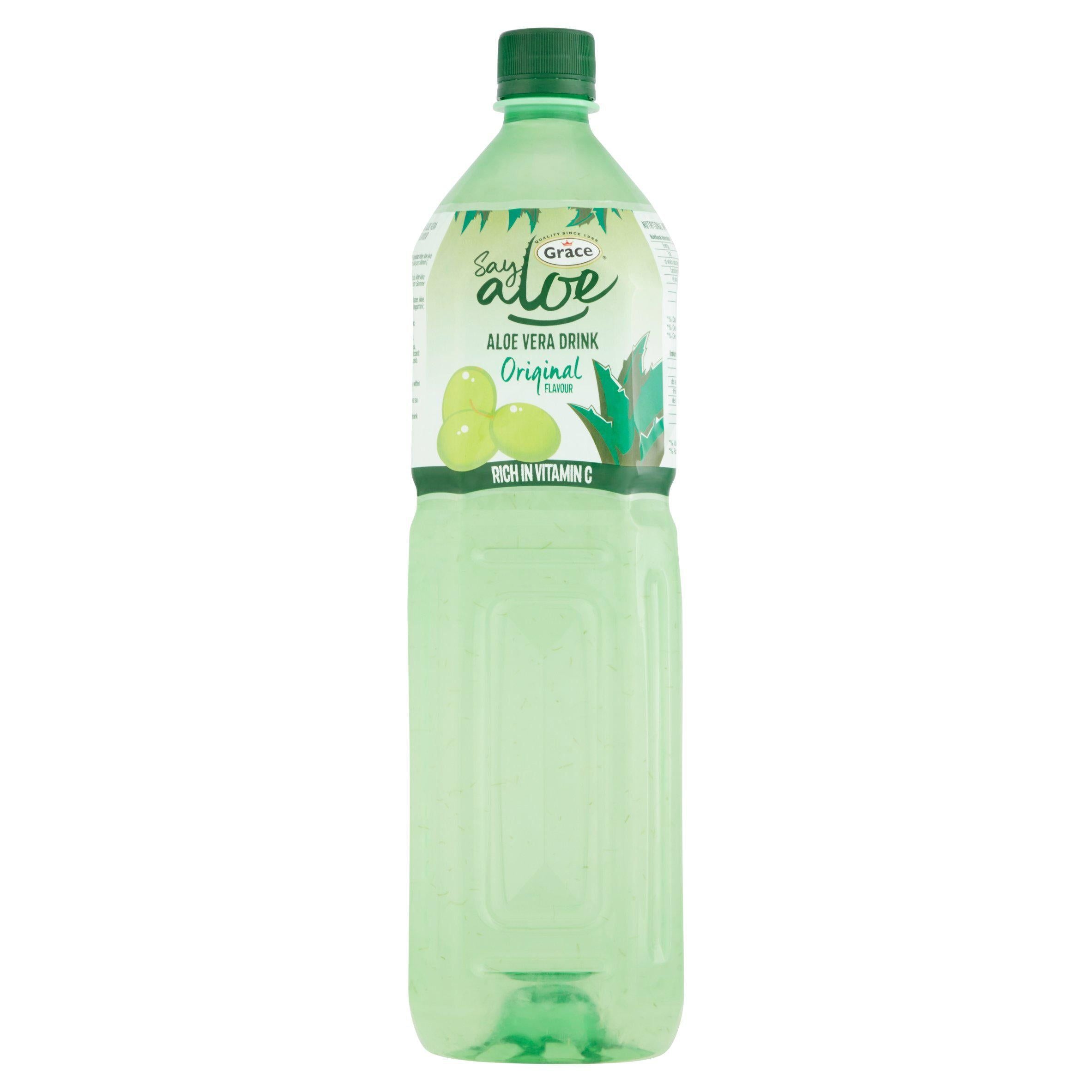 Grace Aloe Vera Water Natural 1.5L African & Caribbean Sainsburys   