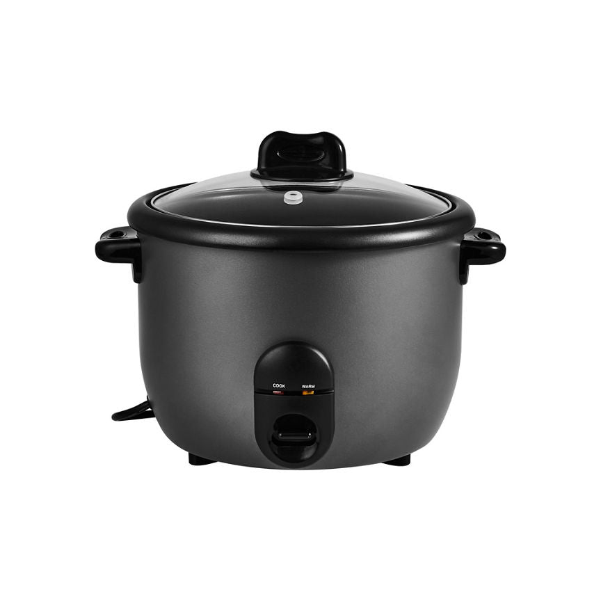 George Home Grey 1.8L Rice Cooker And Steamer - McGrocer