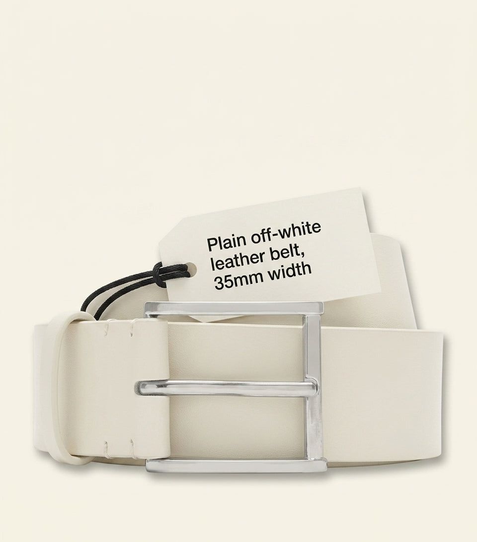 Burberry check-embossed calf leather belt - British product