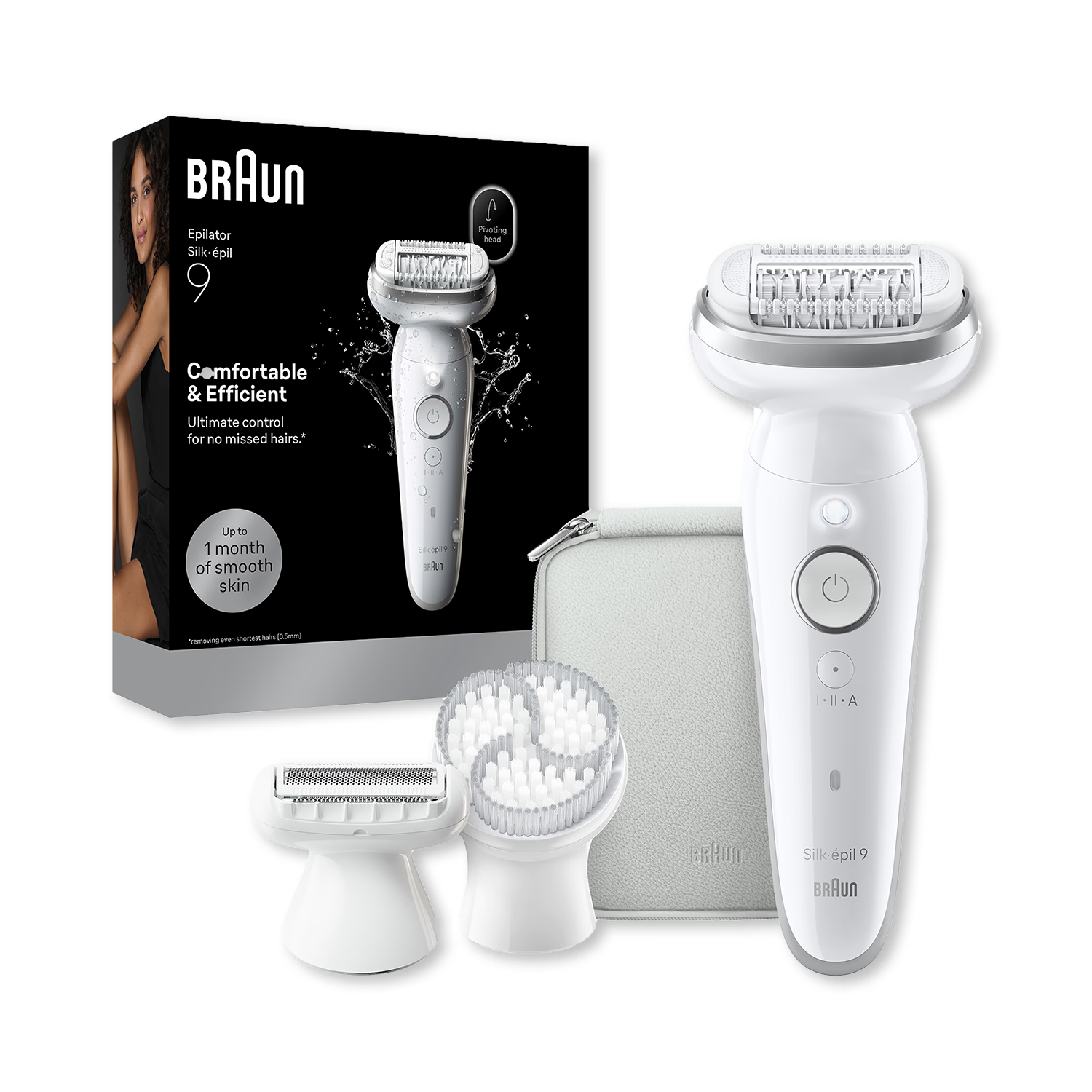 Braun Silk·épil 9 wet and dry epilator, UK version