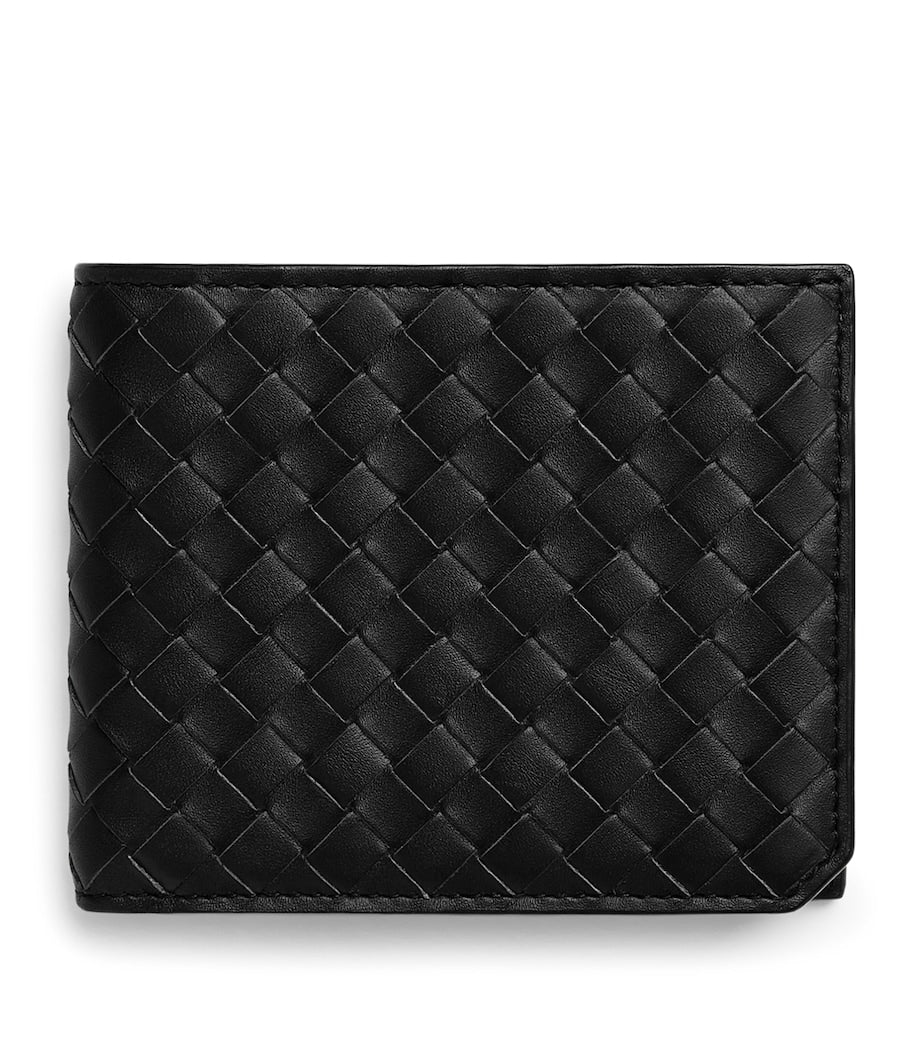 Bottega Veneta Intrecciato Leather bi-fold wallet, imported from the UK