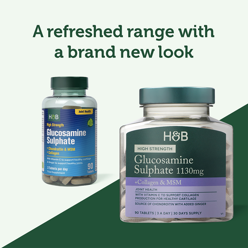 Holland & Barrett glucosamine chondroitin complex 90 tablets, imported from the UK