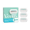 Gillette Venus Deluxe Smooth Sensitive razor blade refills pack of 3, UK version