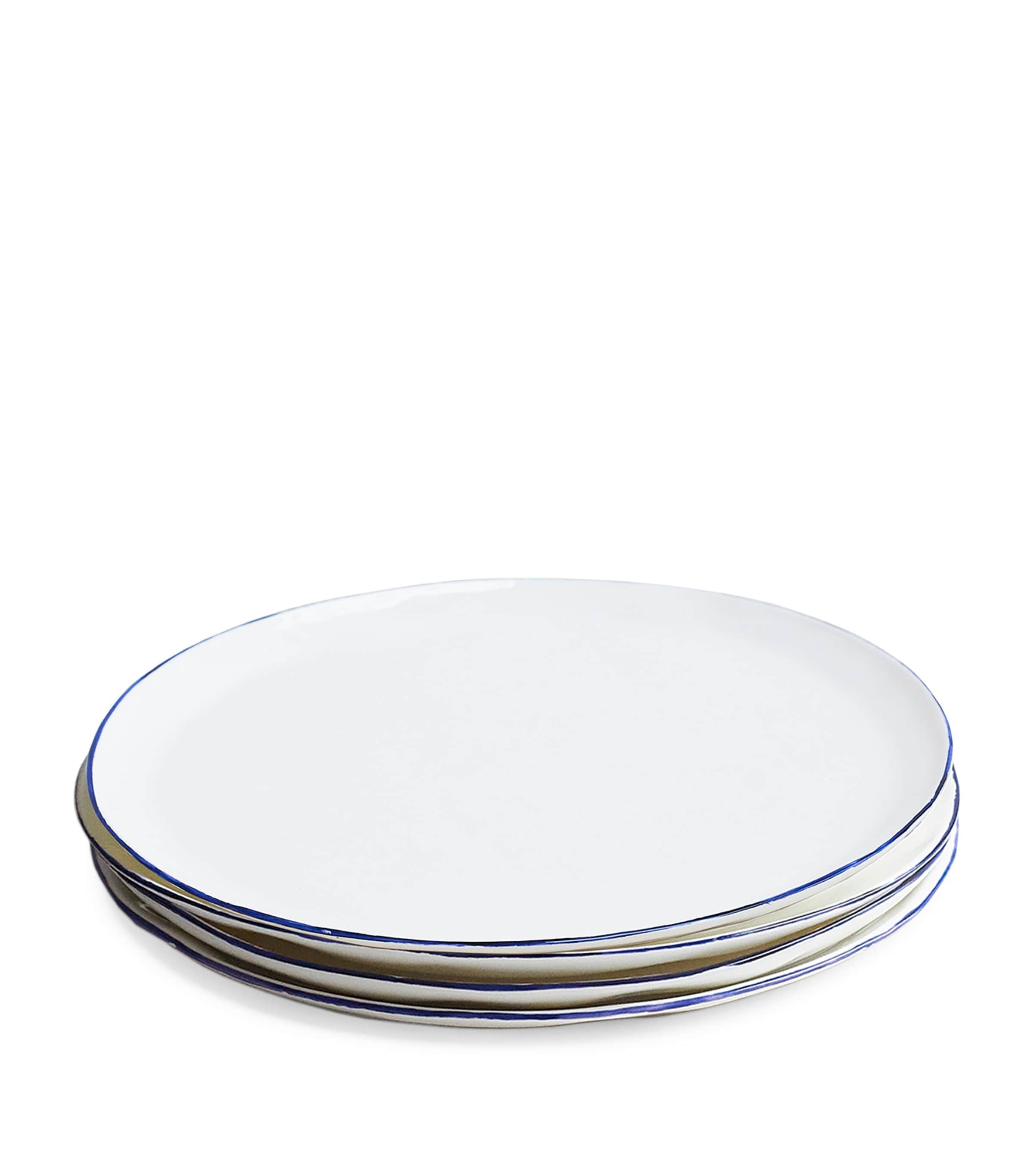 Feldspar Cobalt dinner plates set of 4 28.5cm - British product