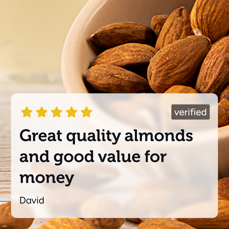 Holland & Barrett whole almonds 400g, UK version