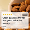 Holland & Barrett whole almonds 400g, UK version