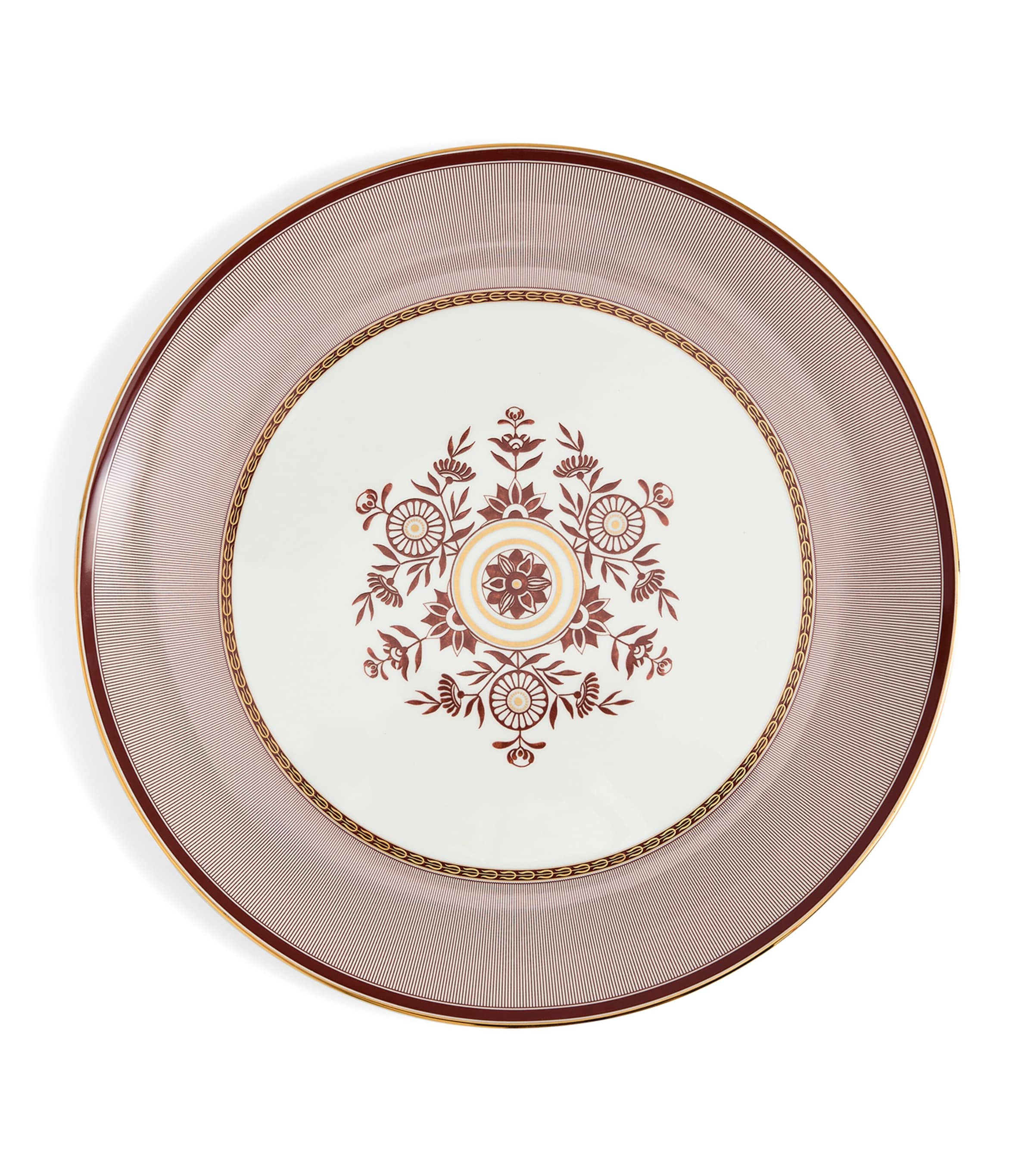 Wedgwood Red Splendour plate 34cm (British brand)