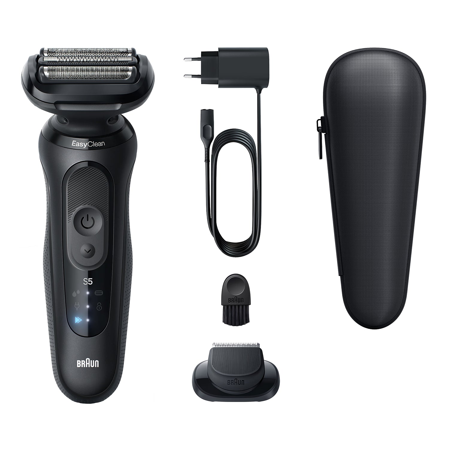 Braun Series 5 electric shaver black, UK version