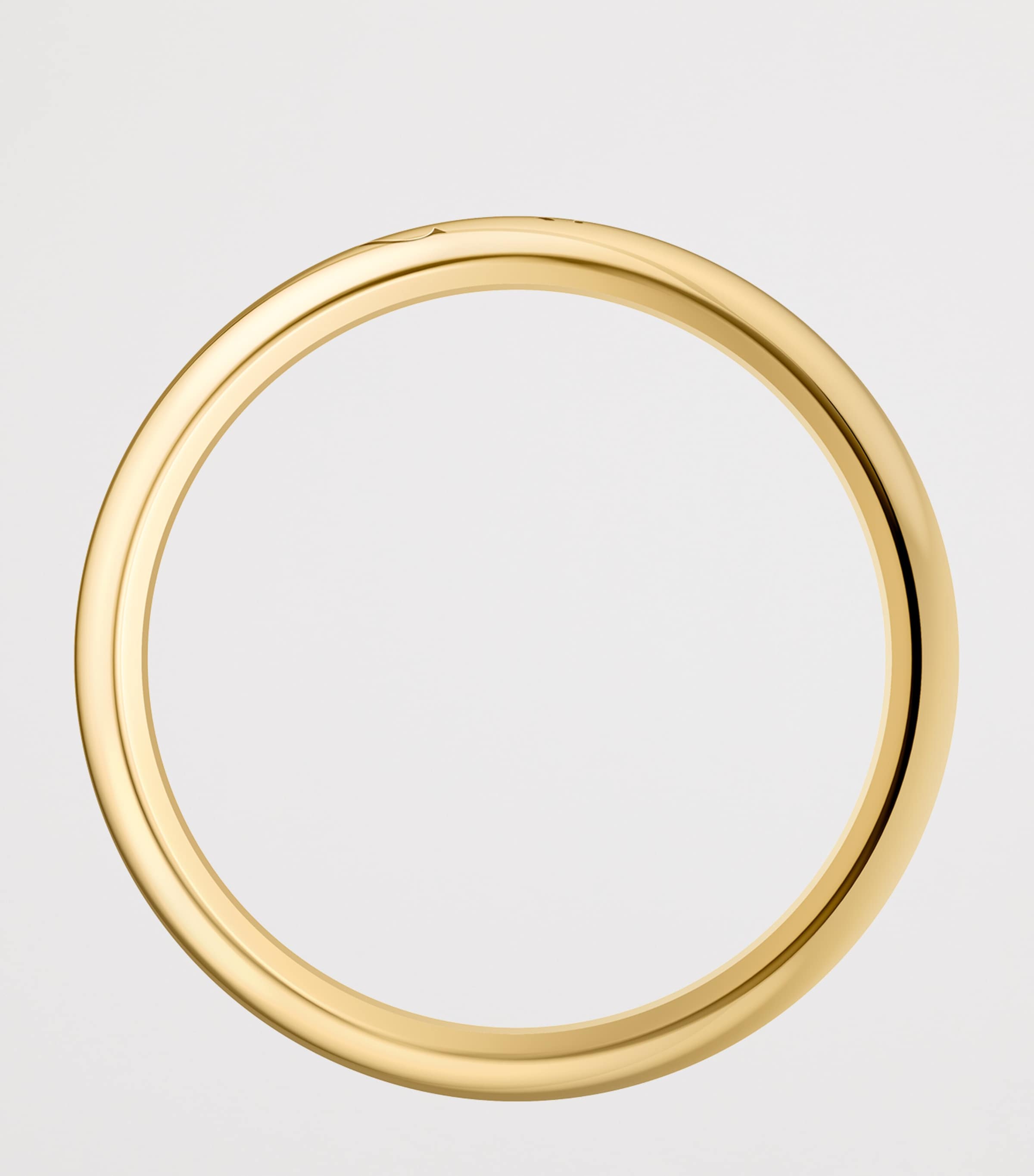 Cartier C de Cartier 18kt yellow gold wedding ring 3mm (British brand)