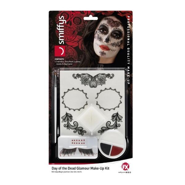 Smiffys Day of the Dead Glamour Make-Up Kit