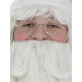 Smiffys wire framed Santa specs silver, UK version
