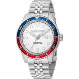 Roberto Cavalli classic silver men's watch, imported from the UK