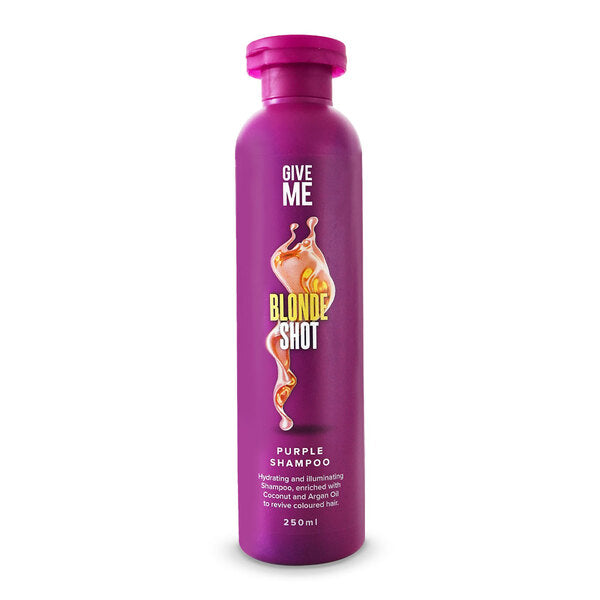 Give Me Blonde Shot purple toning shampoo 250ml, imported from the UK
