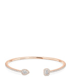 Messika My Twin pink gold diamond bangle 0.85ct, UK version