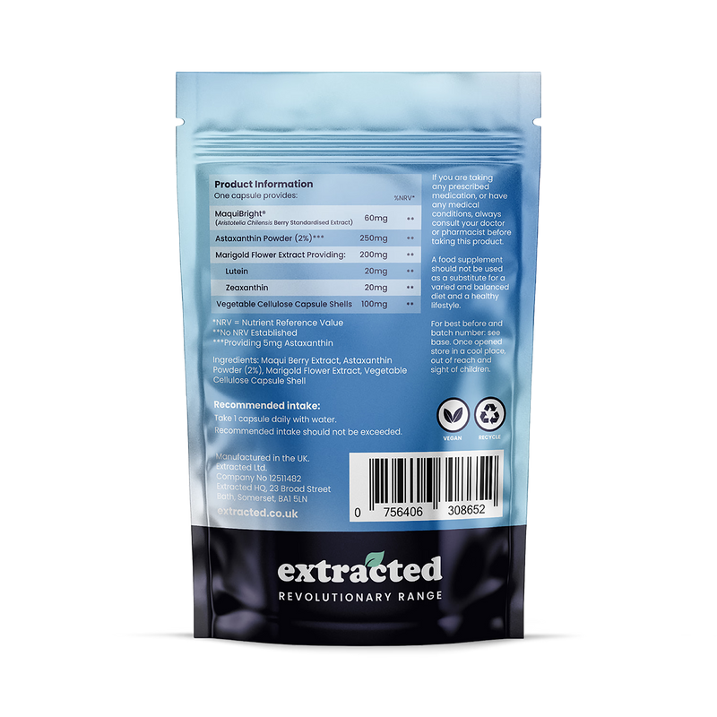 Optee dry eye supplement capsules, UK version