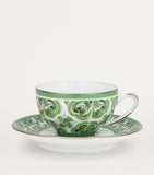 Dolce&Gabbana porcelain coffee cup and saucer with geometric print - British product