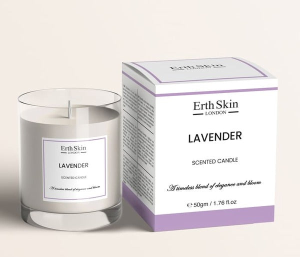 ErthSkin London lavender scented candle, UK version