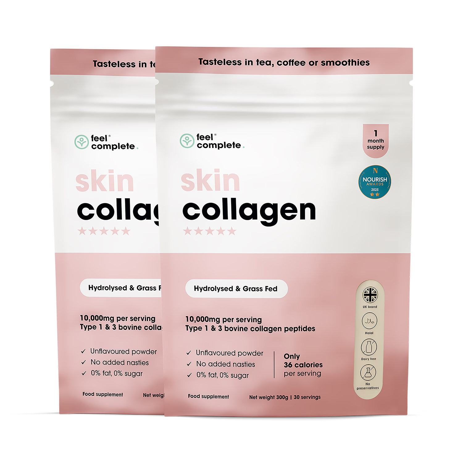 Feel Complete skin collagen powder 600g (British brand)