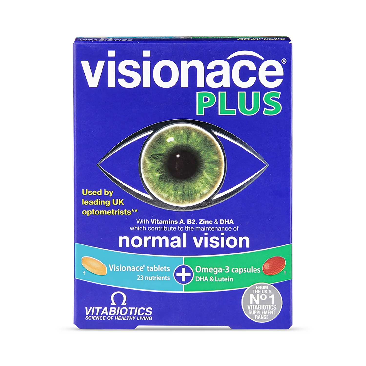 Vitabiotics Visionace Plus tablets supplement (British brand)