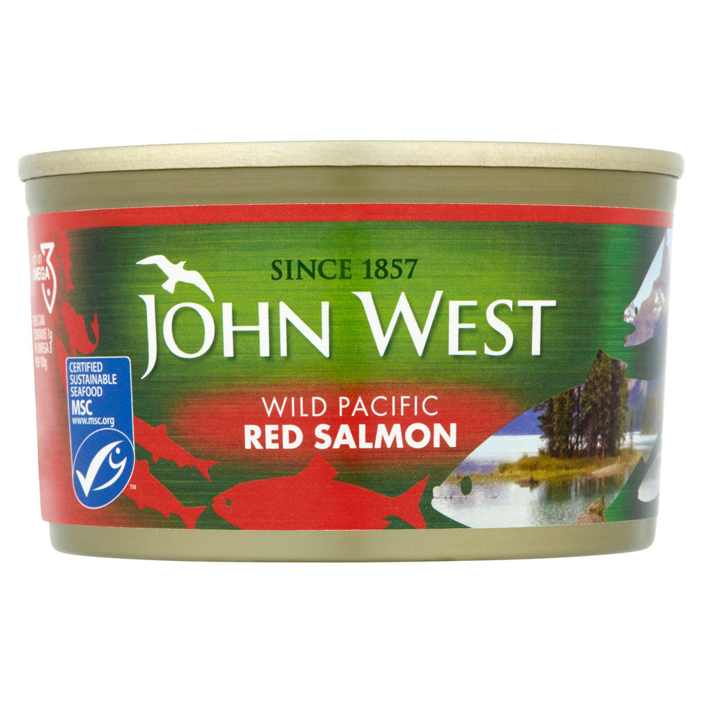 John West Wild Pacific Red Salmon 213g