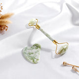 Livingandhome jade face roller and gua sha set, imported from the UK