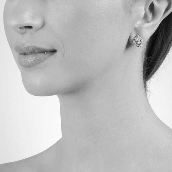 Cachet Talma crystal earrings, imported from the UK