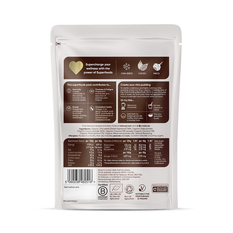 Naturya Chia Pudding Chocolate 175g