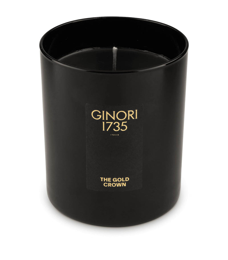 GINORI 1735 The Gold Crown scented candle refill, UK version
