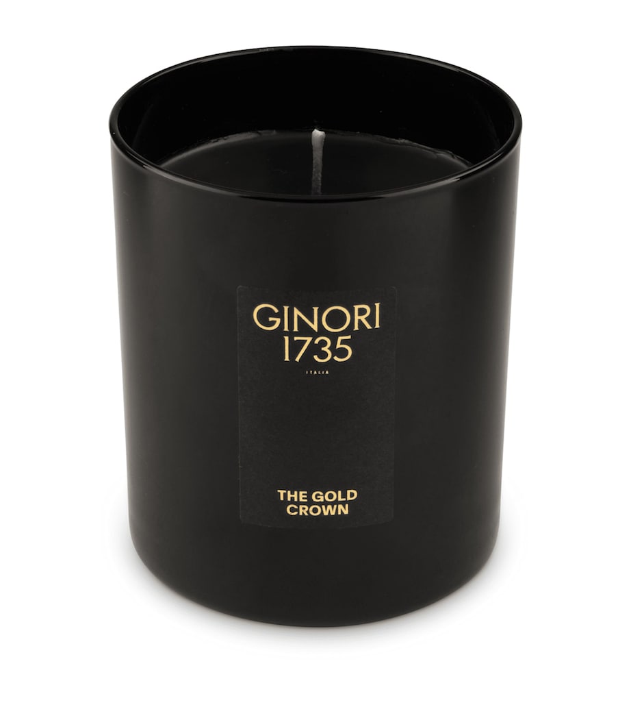 GINORI 1735 The Gold Crown scented candle refill, UK version