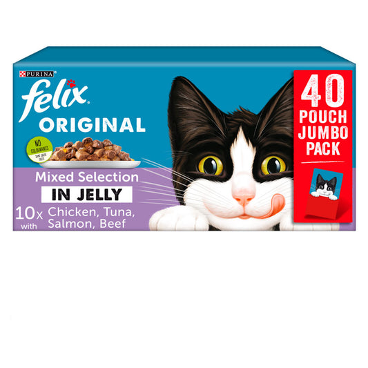 Felix Mixed Selection In Jelly Cat Food Cat Food & Accessories ASDA   