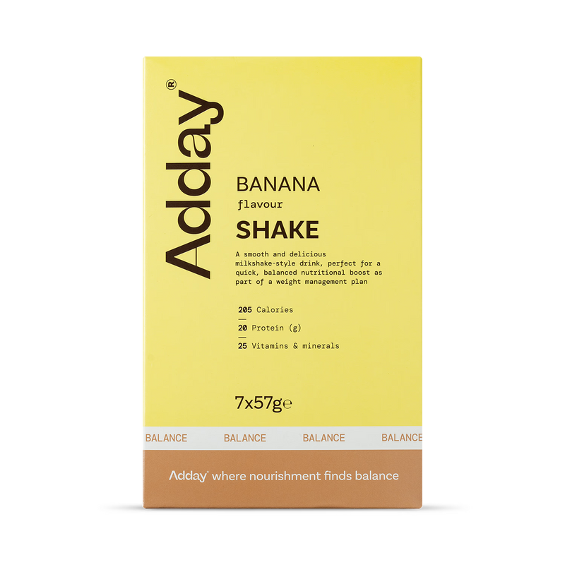 Adday banana shake 7 x 57g (British brand)