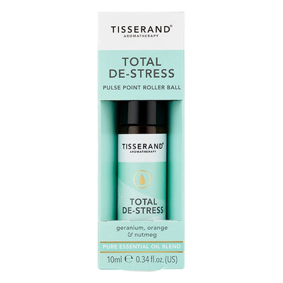 Holland & Barrett Tisserand Total De-Stress Roller Ball 10ml - Geranium, orange & nutmeg- Buy online at McGrocer