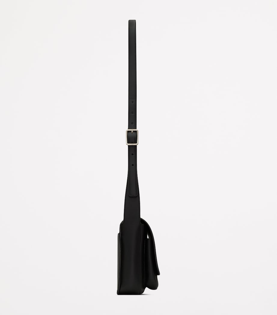 Saint Laurent small logo messenger bag, imported from the UK