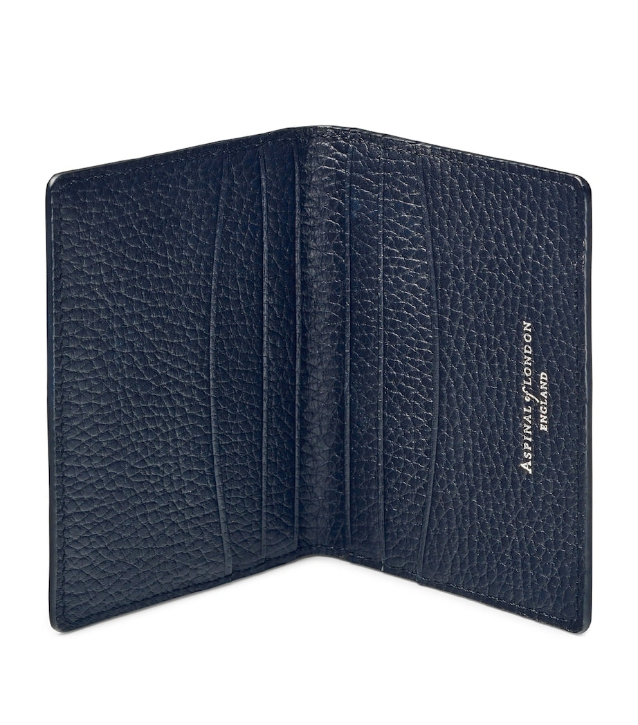 Aspinal of London leather folded card holder, UK version