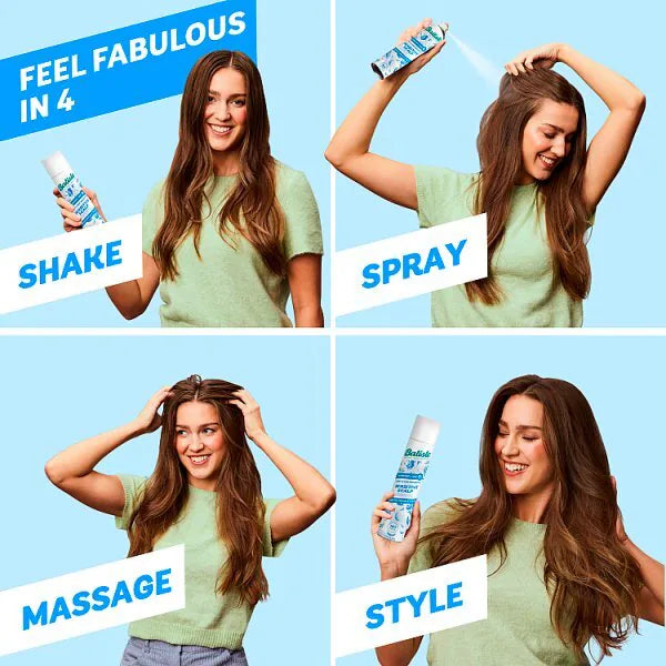 Batiste dry shampoo Sensitive Scalp Fragrance Free 200ml - British product