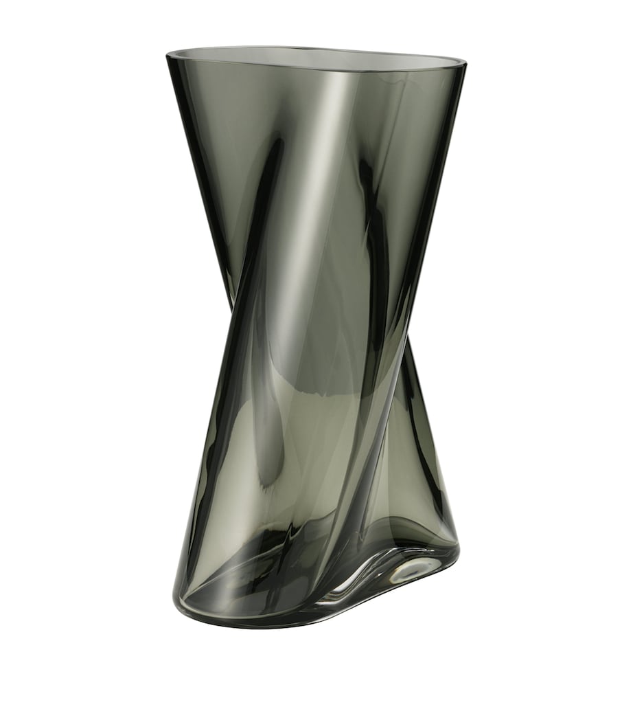 مزهرية Georg Jensen Lituus الزجاجية متوسطة الحجم 24 سم، مستوردة من المملكة المتحدة
