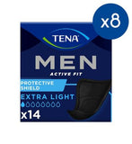 TENA Men Incontinence Protective Shield -  Extra Light - 8 packs of 14 Bundle GOODS Boots   