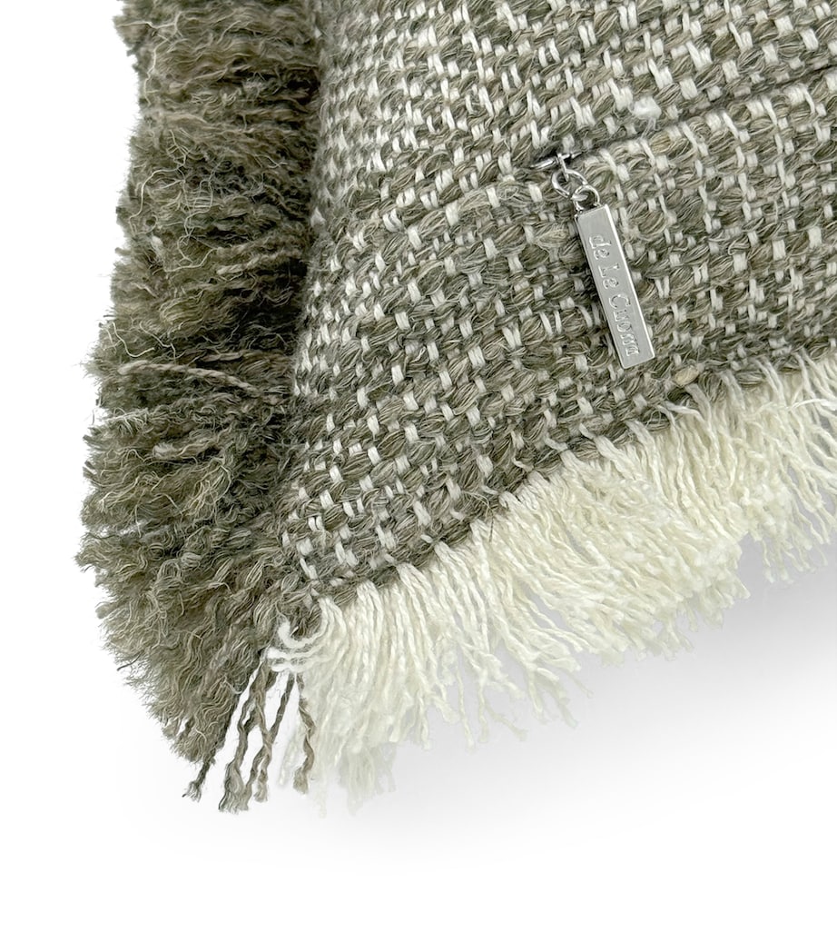 de Le Cuona linen-wool blend Tatami cushion 50cm x 50cm - British product
