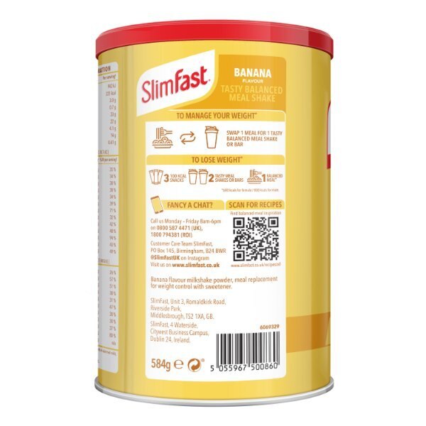 Slimfast Banana Powder 584g GOODS Superdrug   