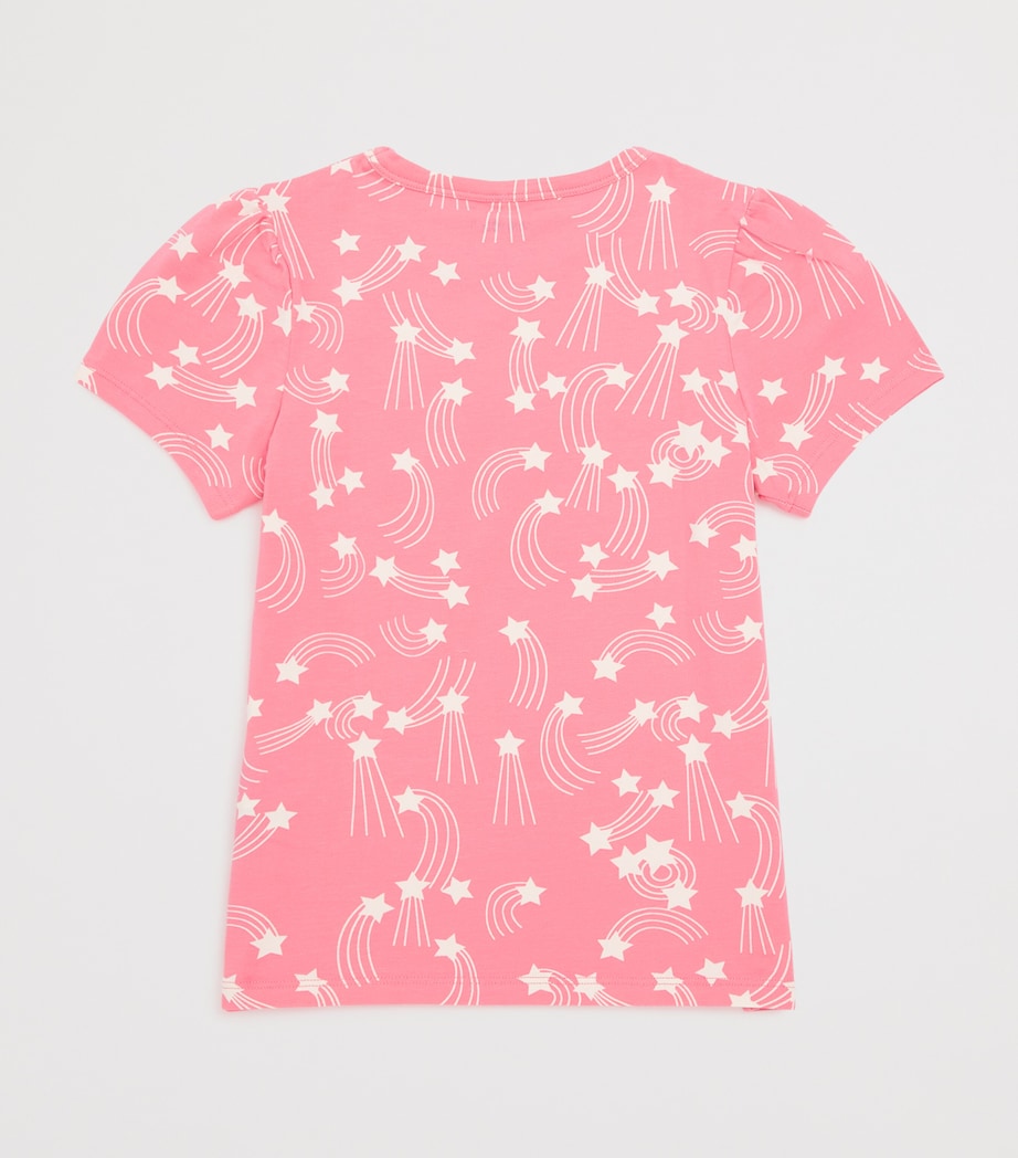 Mini Rodini cotton starfall T-shirt for ages 3-11 years, imported from the UK