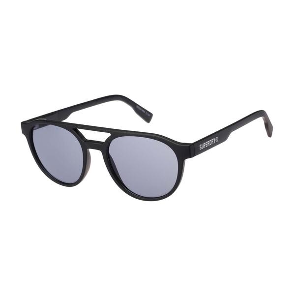Superdry men's sunglasses SDS-5048 matte black blue, imported from the UK