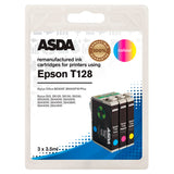 ASDA Epson T1285 Colour Ink Cartridges General Household ASDA   