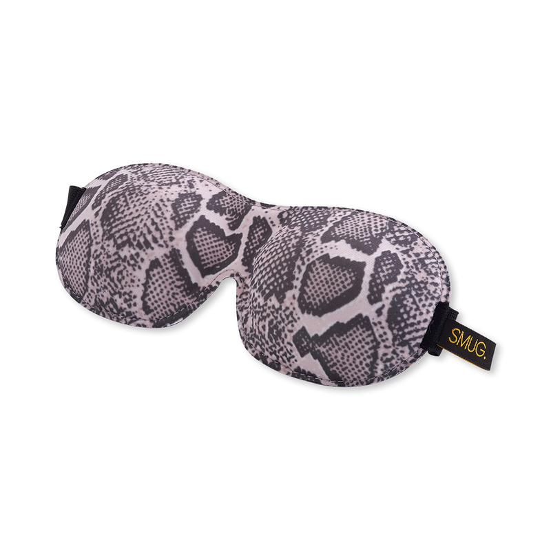 SMUG contoured sleep mask snake design (British brand)