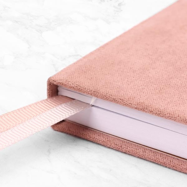 Myga Mindful Journal suede hardcover with gold foil - British product