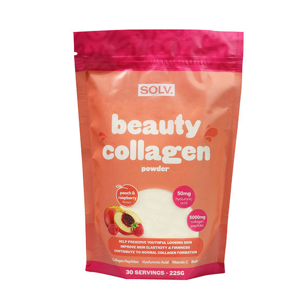 SOLV. Collagen - Peach and Raspberry 225g Pouch GOODS Superdrug   